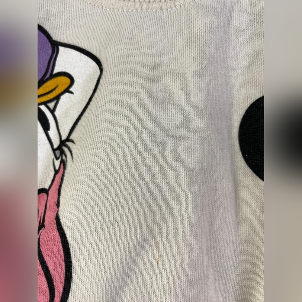 Zara Kids Disney Mickey & Friends Cream Sweatshirt Size 2-3 Years Pullover - Picture 8 of 11